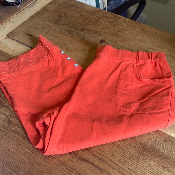 Orange Capri Pants - Picture 1 of 7